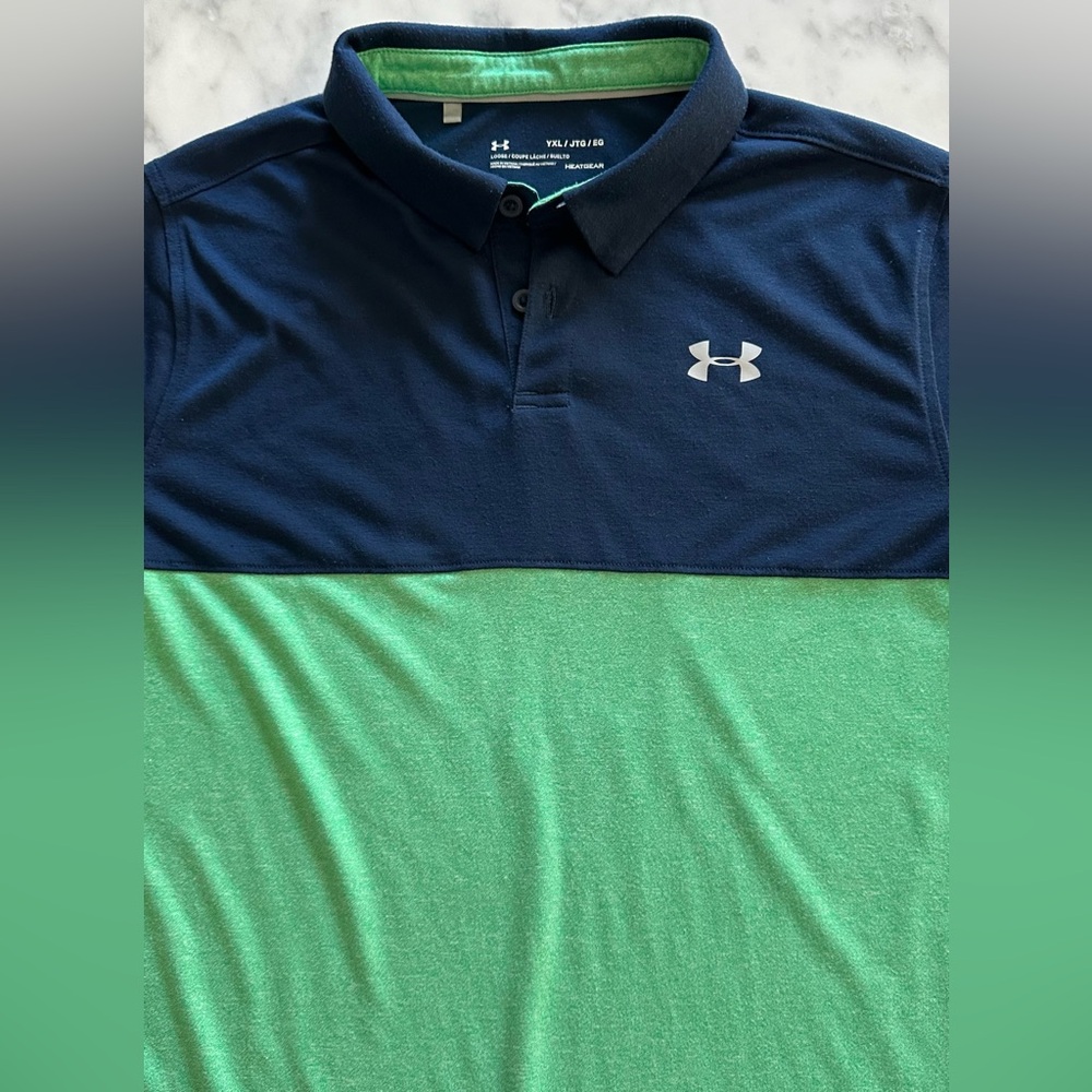 Under Armour “Heatgear” polo collared shirt - Boy’s Size XL